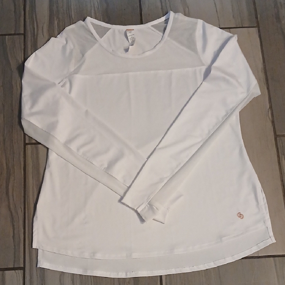 White Fitted Long Sleeve Tee - Picture 1 of 11